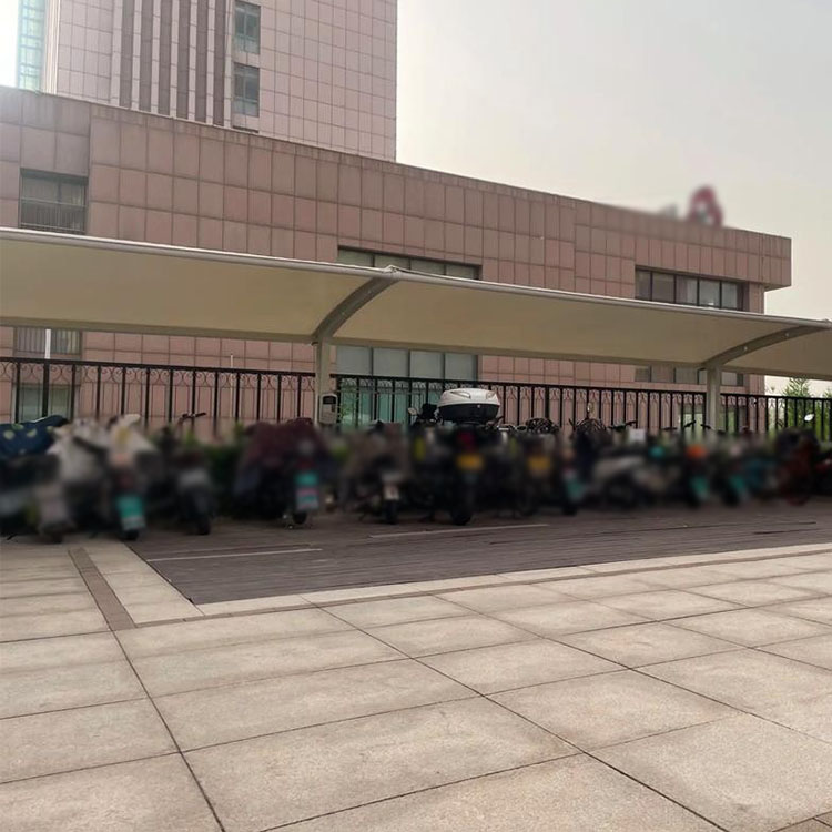 蛟河市膜结构电动车棚