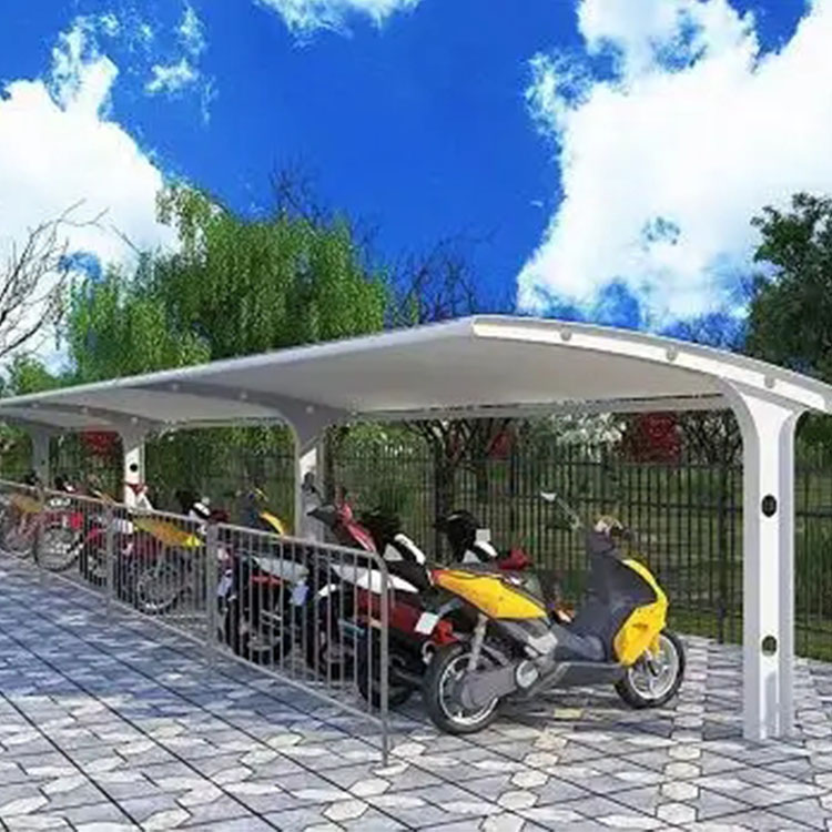 蛟河市膜结构电动车棚